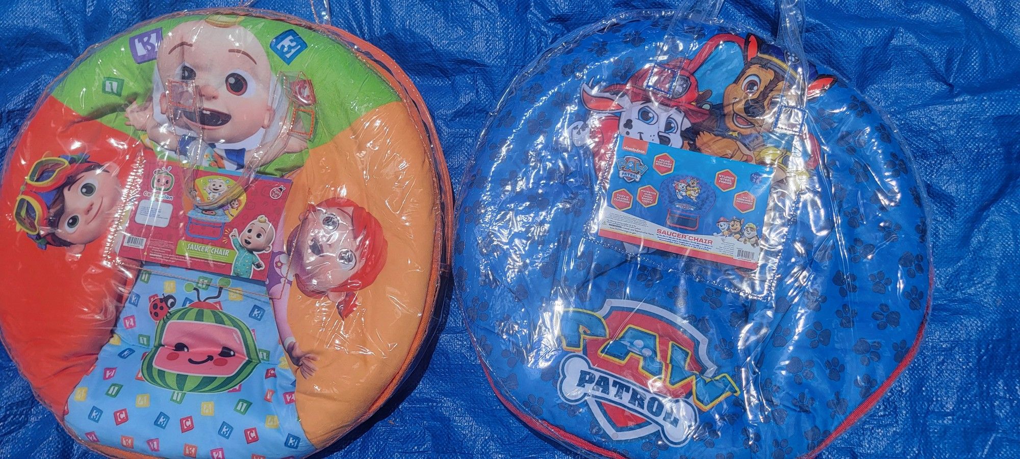Cocomelon Chair & Paw Patrol 20.00 Each