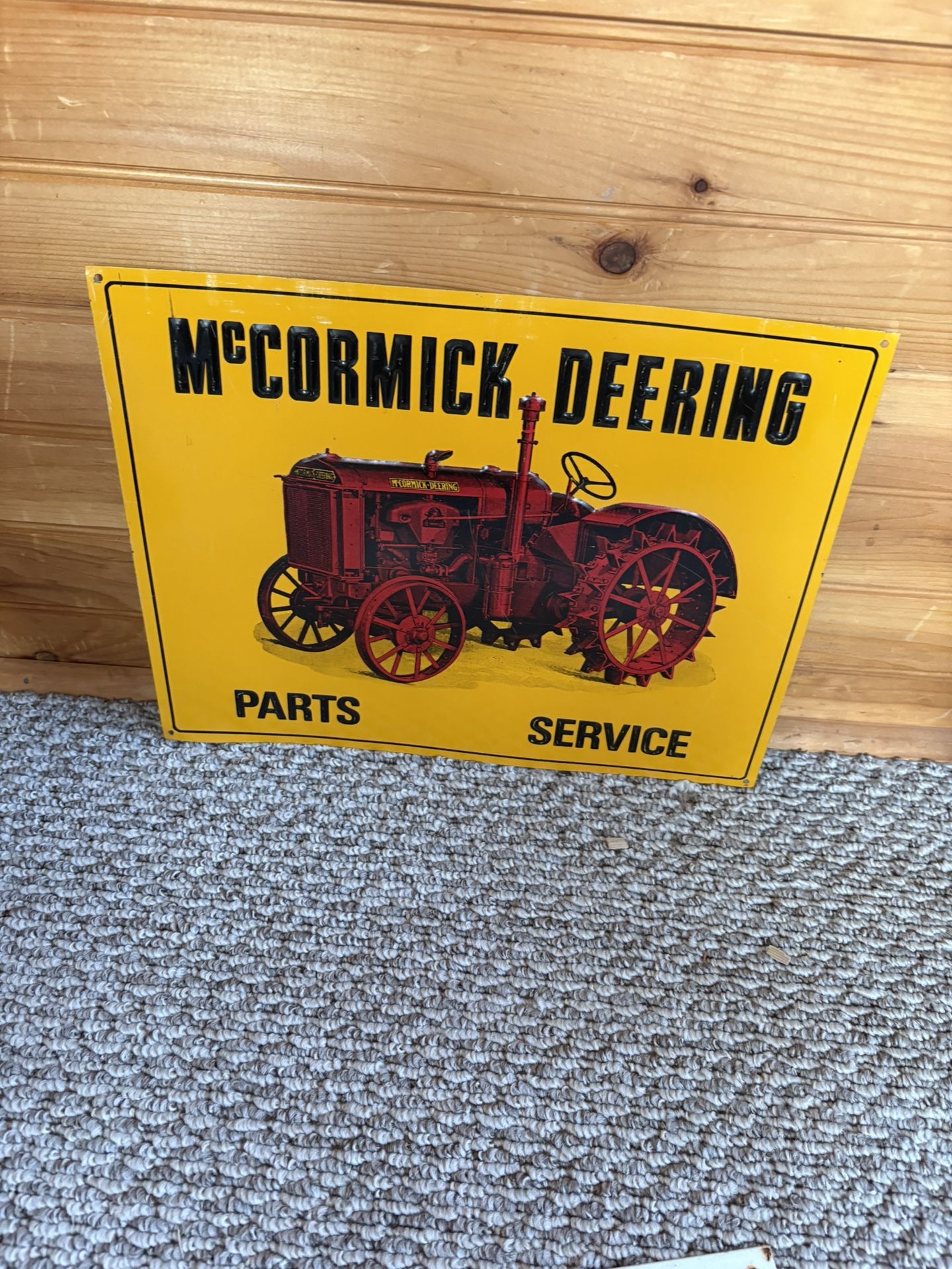 Metal Tractor Sign