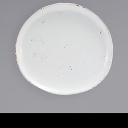 NEW 6" Round Artefact Plate FOH DAP082BEP23 Ash Porcelain #2409-OB