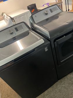 Extra large capacity washer and dryer
