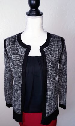 Loft Black and white Cardigan