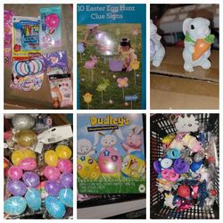 LOTS OF EASTER AND EASTER BASKET ITEMS. COME BY AND SEE WHAT I HAVE