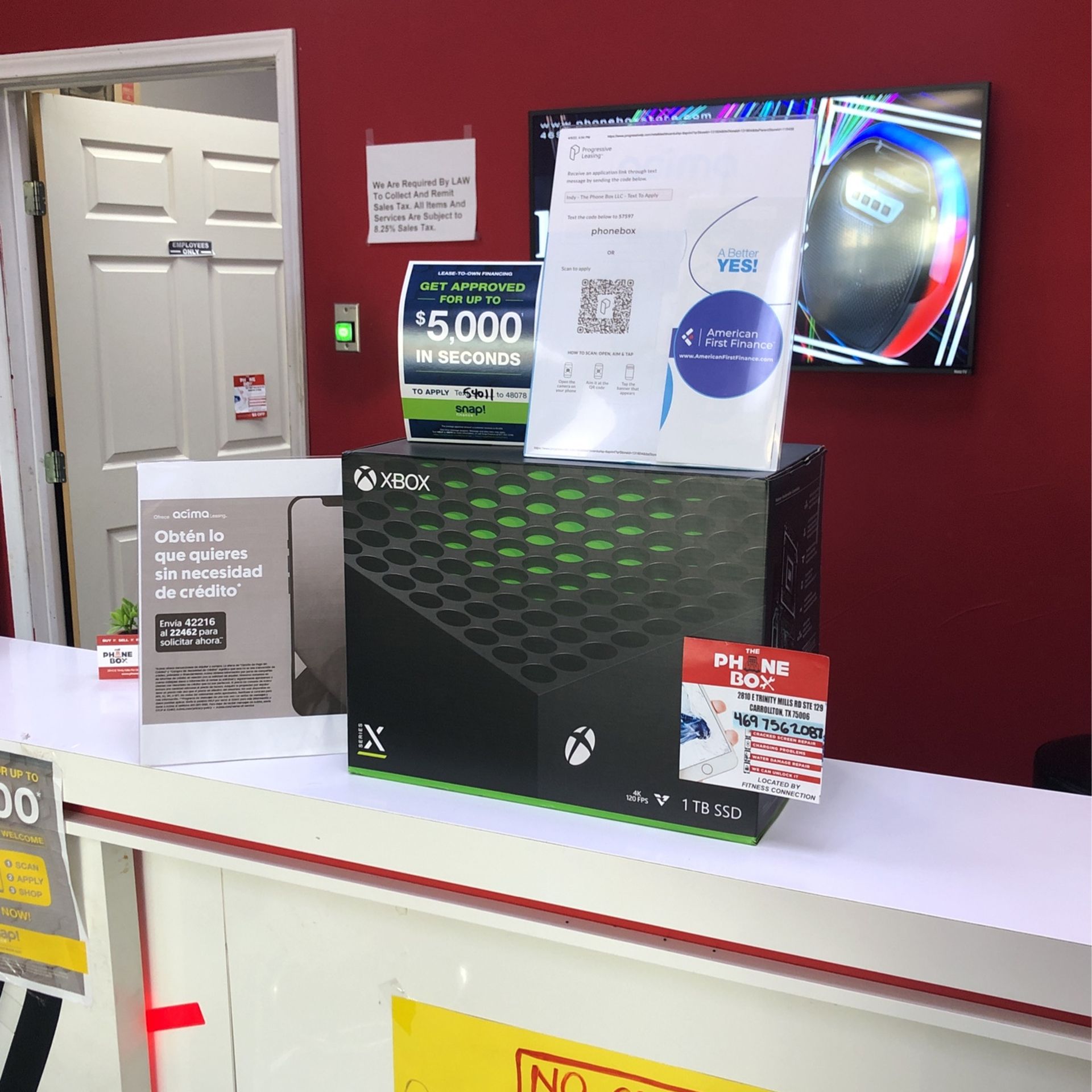 X Box Series X 1tb Can Be Financed Take It Home Today!$ 595 Cash Option