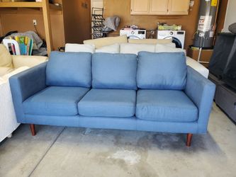 Blue couch