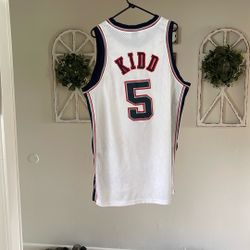 LIKE NEW CONDITION KIDD #5 NETS JERSEY XL