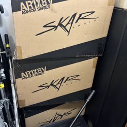 Skar Audio AR1X8V 8" Armor Enclosures - (3) SEALED + (1) OPEN BOX  Home/Studio/Venue