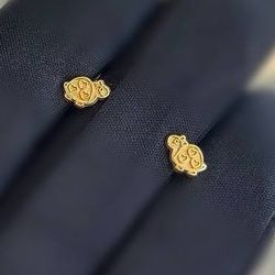 Jewelry 10k solid yellow gold turtle  stud earring’s