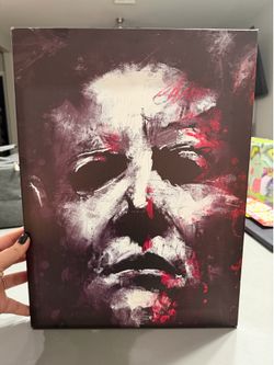 Michael Myers abstract canvas print