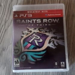 Saints Row The Third PS3 (PlayStation 3) No Manuel
