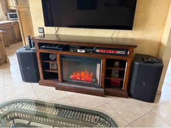 Fireplace TV Stand