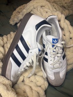 Adidas Samba White Navy Sneakers