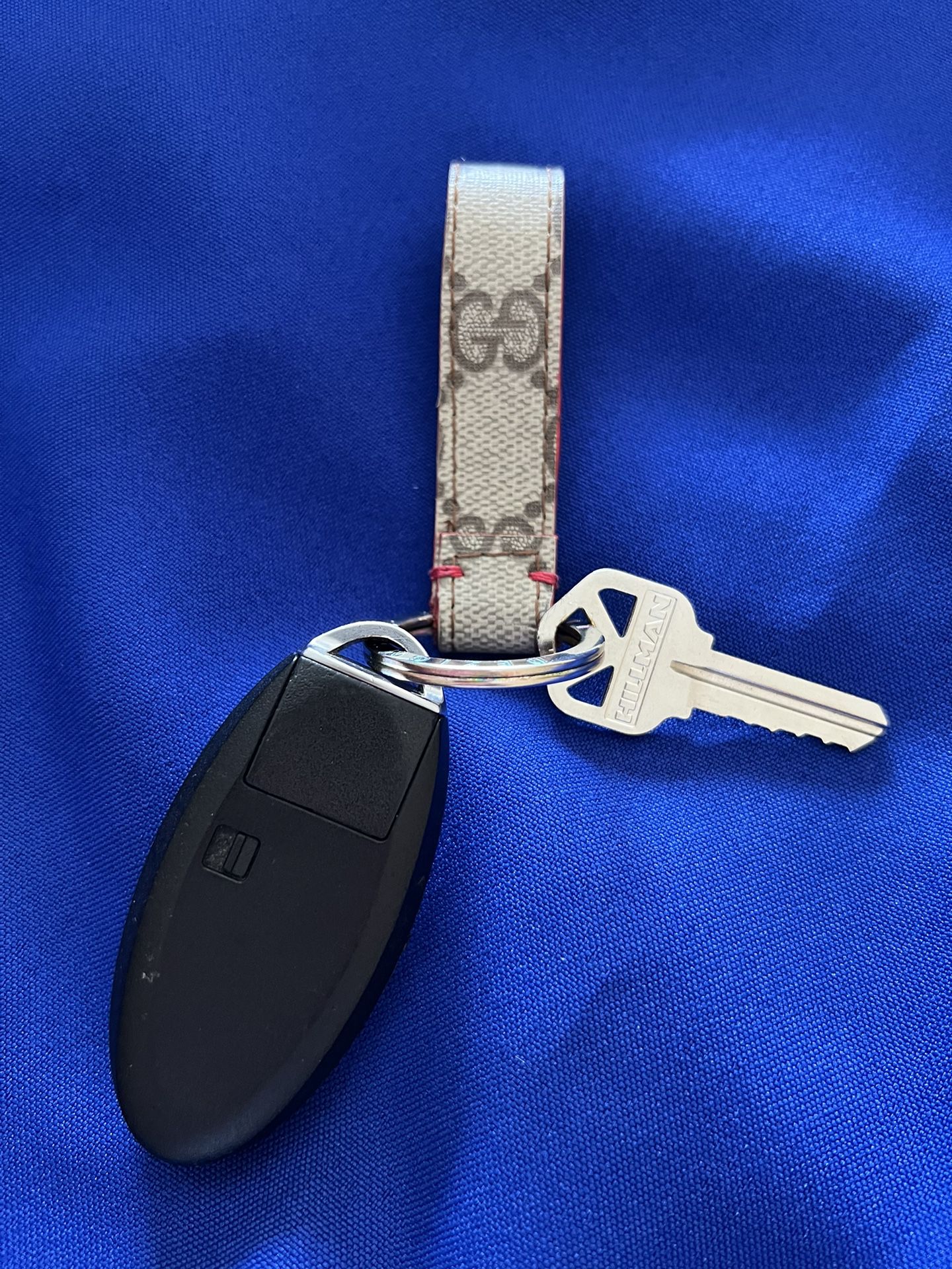 Gucci Tan Monogram Keychain