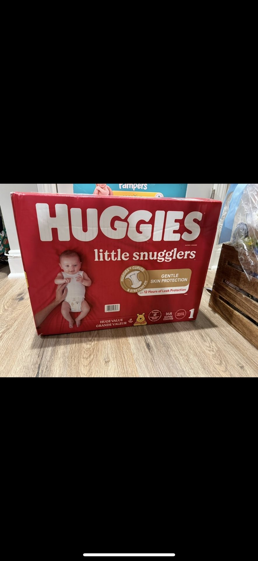 Huggies Little Snugglers Size 1 168 count