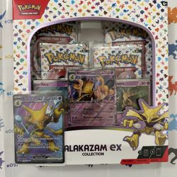 Pokemon 151 Alakzam ex box + Alakazam ex 188/151