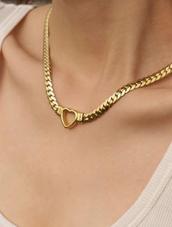 Gold Heart Necklace