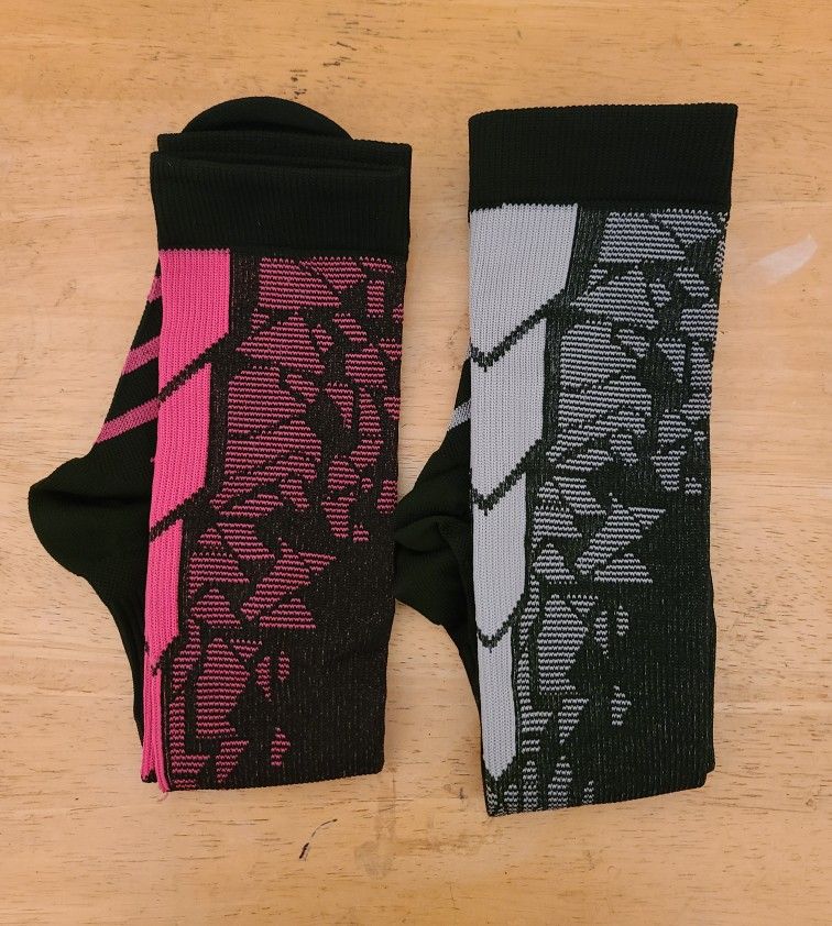 Socks Designer Knee High Support Compression Socks Small Set Of 2 Fits 6 - 7