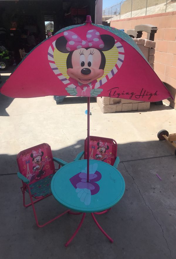 Minnie Mouse Patio Set For Sale In East Los Angeles Ca Offerup