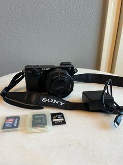 Sony A6000 Mirrorless Camera with 16-50mm OSS Lens