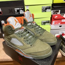 AIR JORDAN 5 OLIVE Sz 13