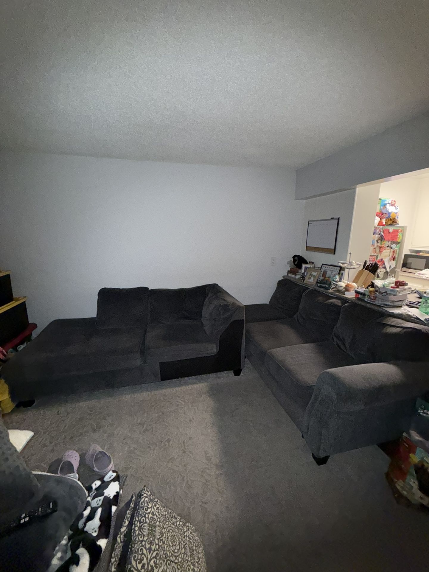 FREE Big Lots Grey Broyhill Sectional 