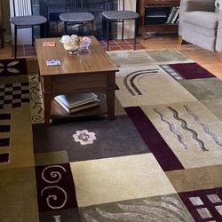 Beautiful Hand knotted Wool India 8x10 Rug