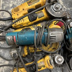 Tools (Angle grinders And drills)