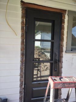 Single Iron Door