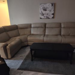 Leather Sectional Sofa 