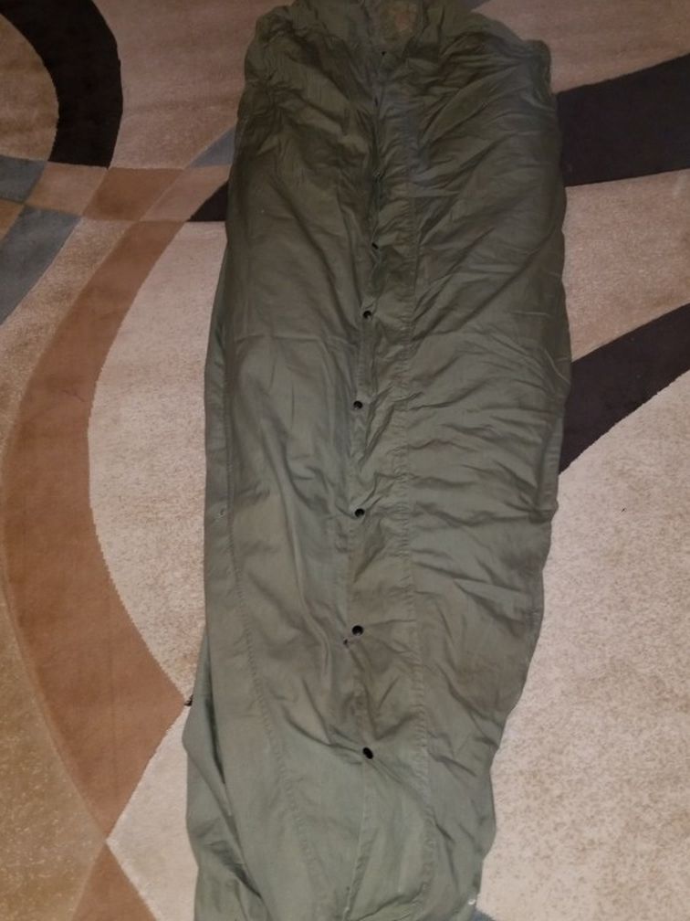 2 Military Issue Mummy sleeping Bags