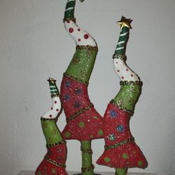 Seasons of Cannon - Wavy Trees set of 3 - Christmas Holiday Decor