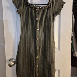 Ribbed Knit Mini Dress