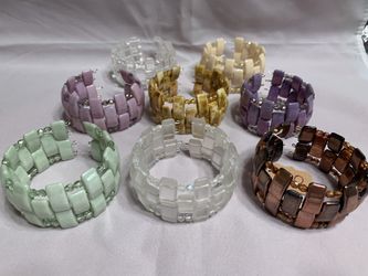 Handmade Cuff Bracelets - Multiple Colors