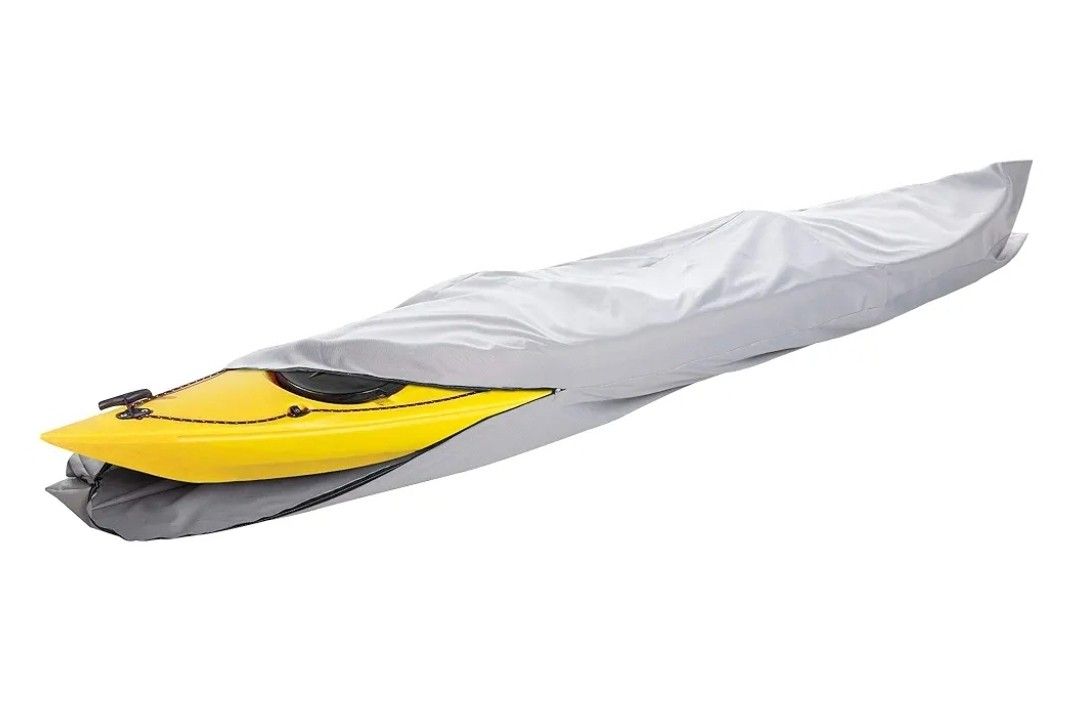 New i COVER 13ft Kayak Cover- Water Proof 600D Heavy Duty Kayaks/Canoe Covers Fits Canoes or Paddleboards up to 13ft Long and Beam Width up to 30in