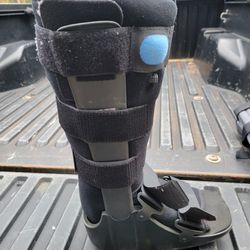 Surgical Blue Walking Boot, Size Medium
