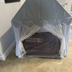 Costway Kids Play Tent Large Playhouse Children Castle Fairy Tent Gift w/ Washable 