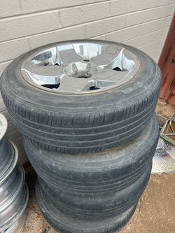 20 in Chevy rims w tires