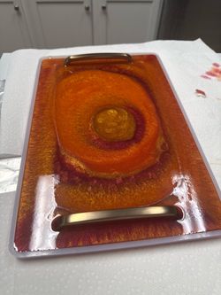 Epoxy resin cosmetic table