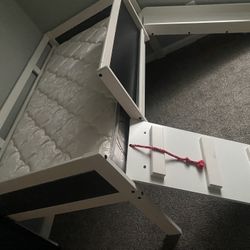 Brand new Kids Bed Drawing Board And Slides 