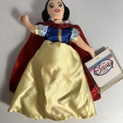 Disney “Snow White” Bean Bag Plush - Brand New - Beautiful