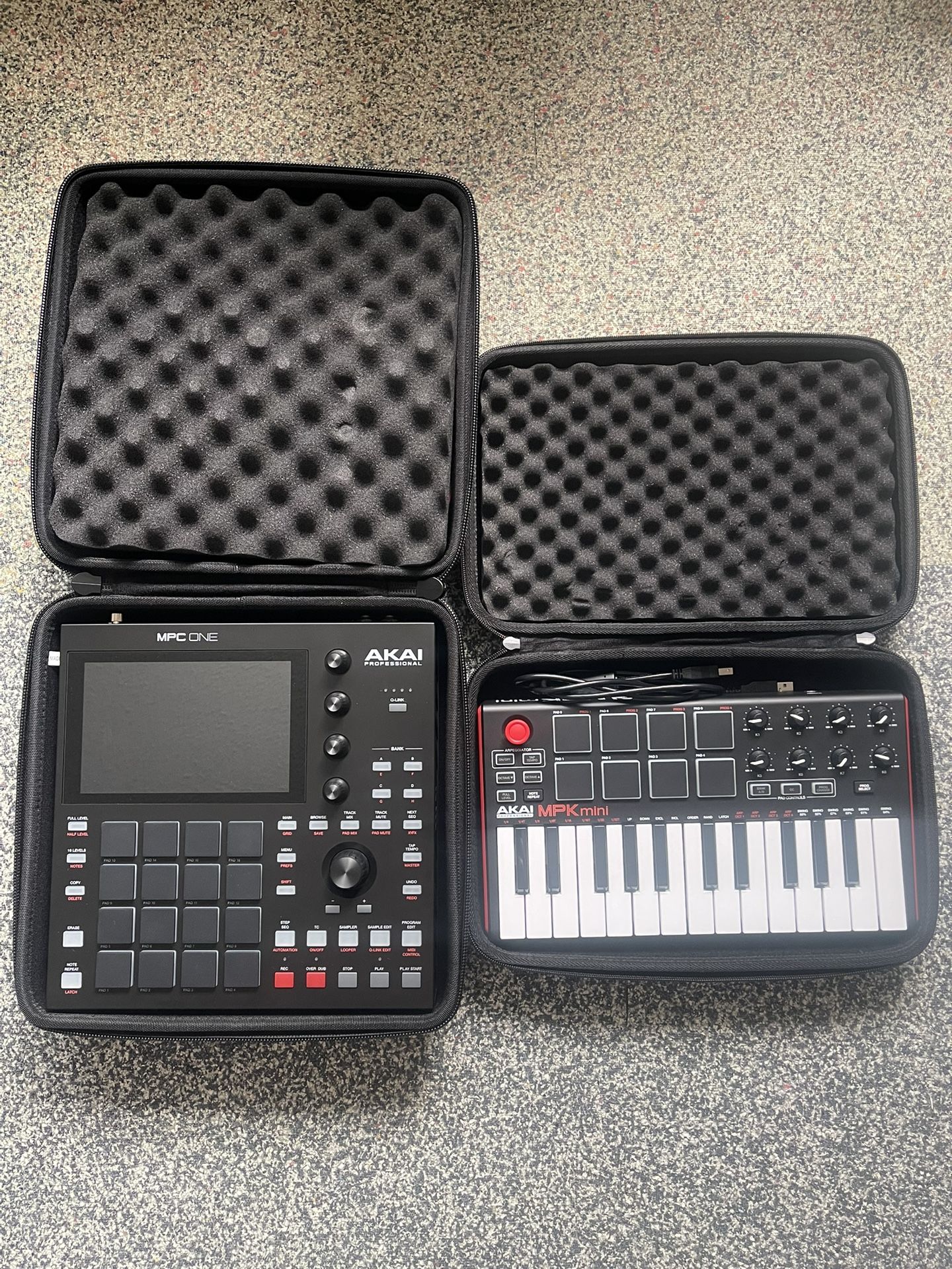 Akai Professional MPC One Standalone Sampler and Sequencer with Red Keyboard Contoller