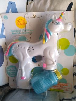 Mucical unicorn bubble
