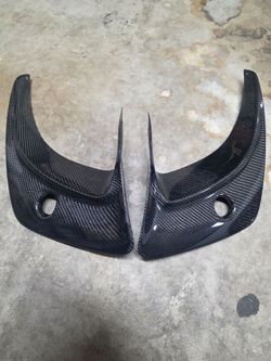 Lexus rcf rear bumper exhaust carbon fiber