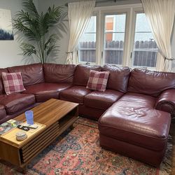 Leather Sectional Couch