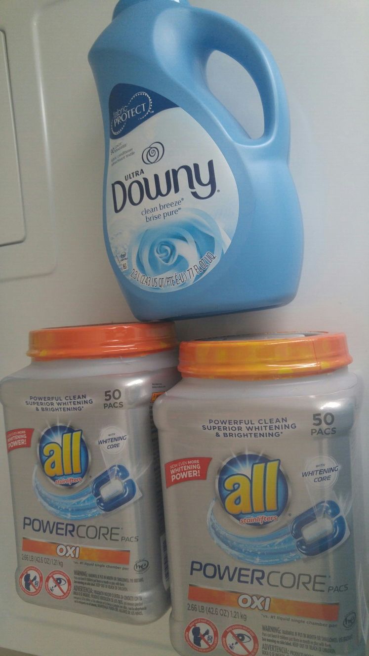 All and Downy laundry - not negotiable