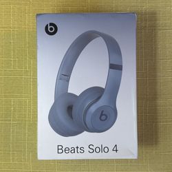 Beats by Dr. Dre Solo 4 A3140 Slate Blue Wireless Bluetooth Headphones