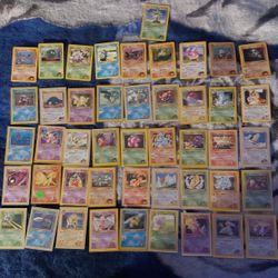 Rare 1995 Pokémon Cards  46 Cards Trainer With Pokémon 