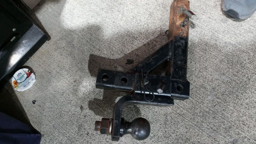 2 5/16 ball adjustable height trailer hitch