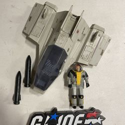 GI JOE ARAH SHARC COMPLETE VINTAGE 80s VEHICLE W/ DEEP SIX