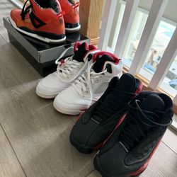 Jordan 13, Jordan 5, Jordan Spizike Knicks All Size 8.5
