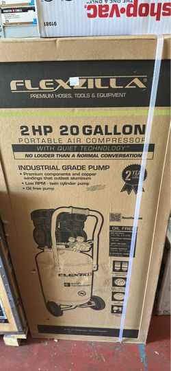 Flexzilla 2hp 20 gallon ultra quote air compressor $900 (financing available)